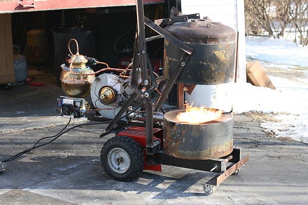 Gasoline and Waste Oil Foundry Burner